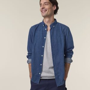 Stanley Denim Shirt - Light Wash - Ink